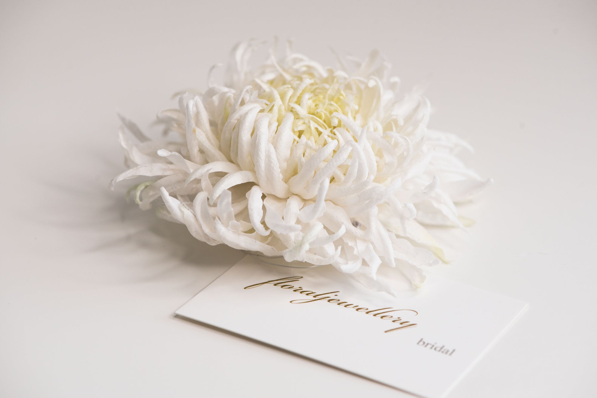 Large chrysanthemum flower brooch - ANTHEMON