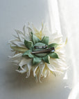 Large chrysanthemum flower brooch - ANTHEMON