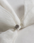PARIS – Detachable Bridal Cape Veil with Bows, Elegant Non-Veil Look for Modern Brides