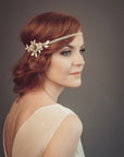 1920s wedding headpiece, Roaring Twenties hair accessories