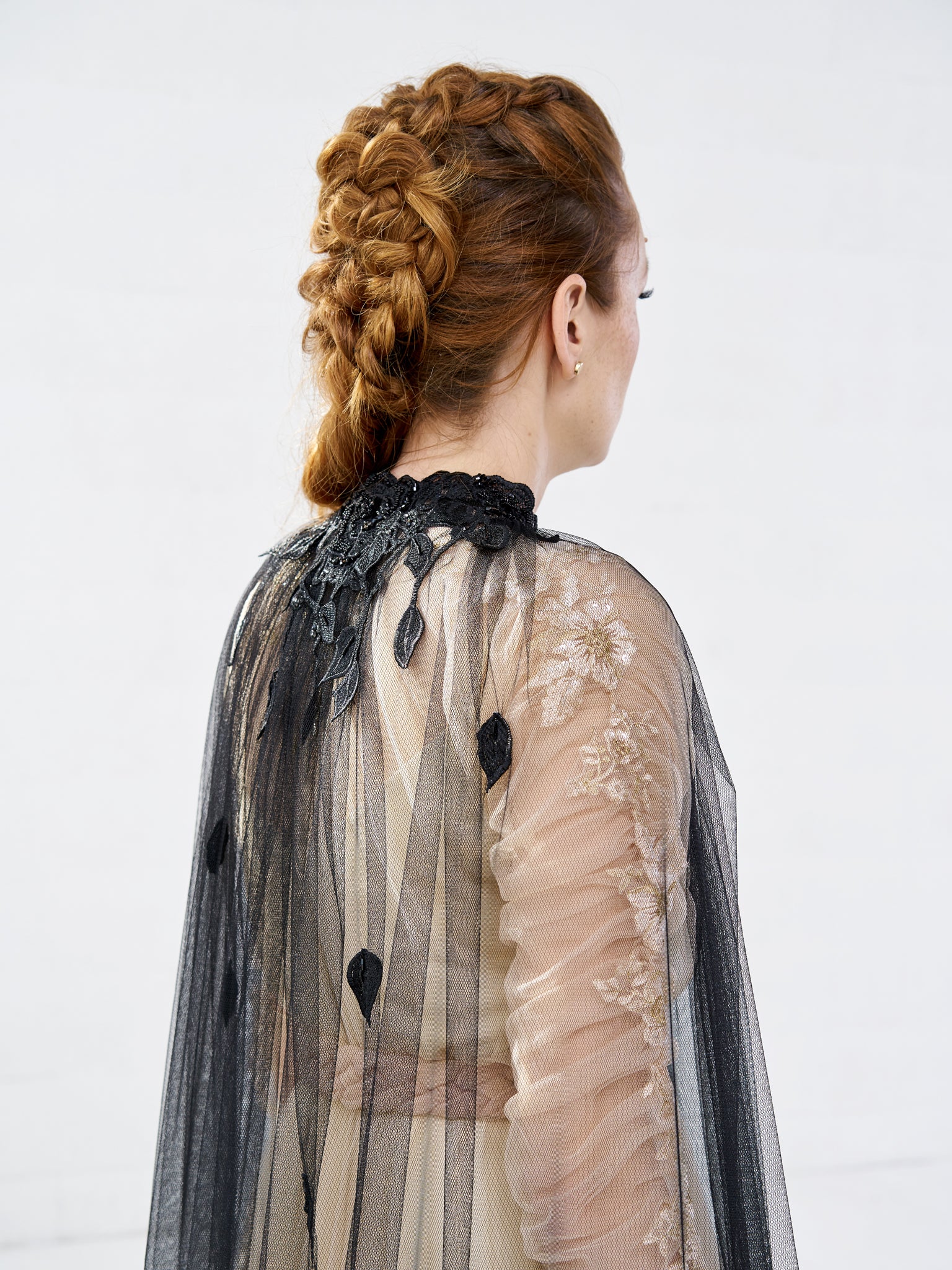 lace wedding cape