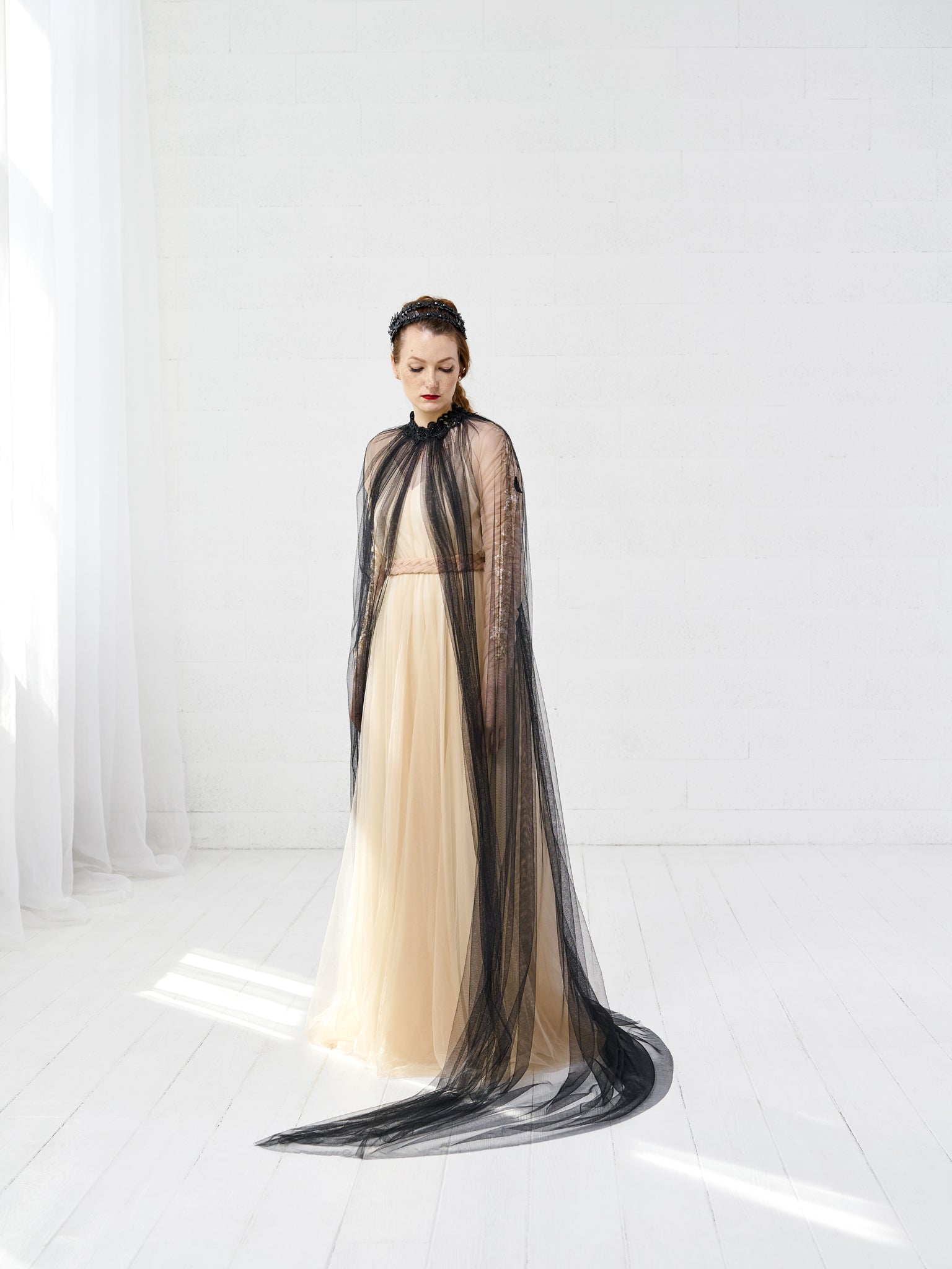lace wedding cape
