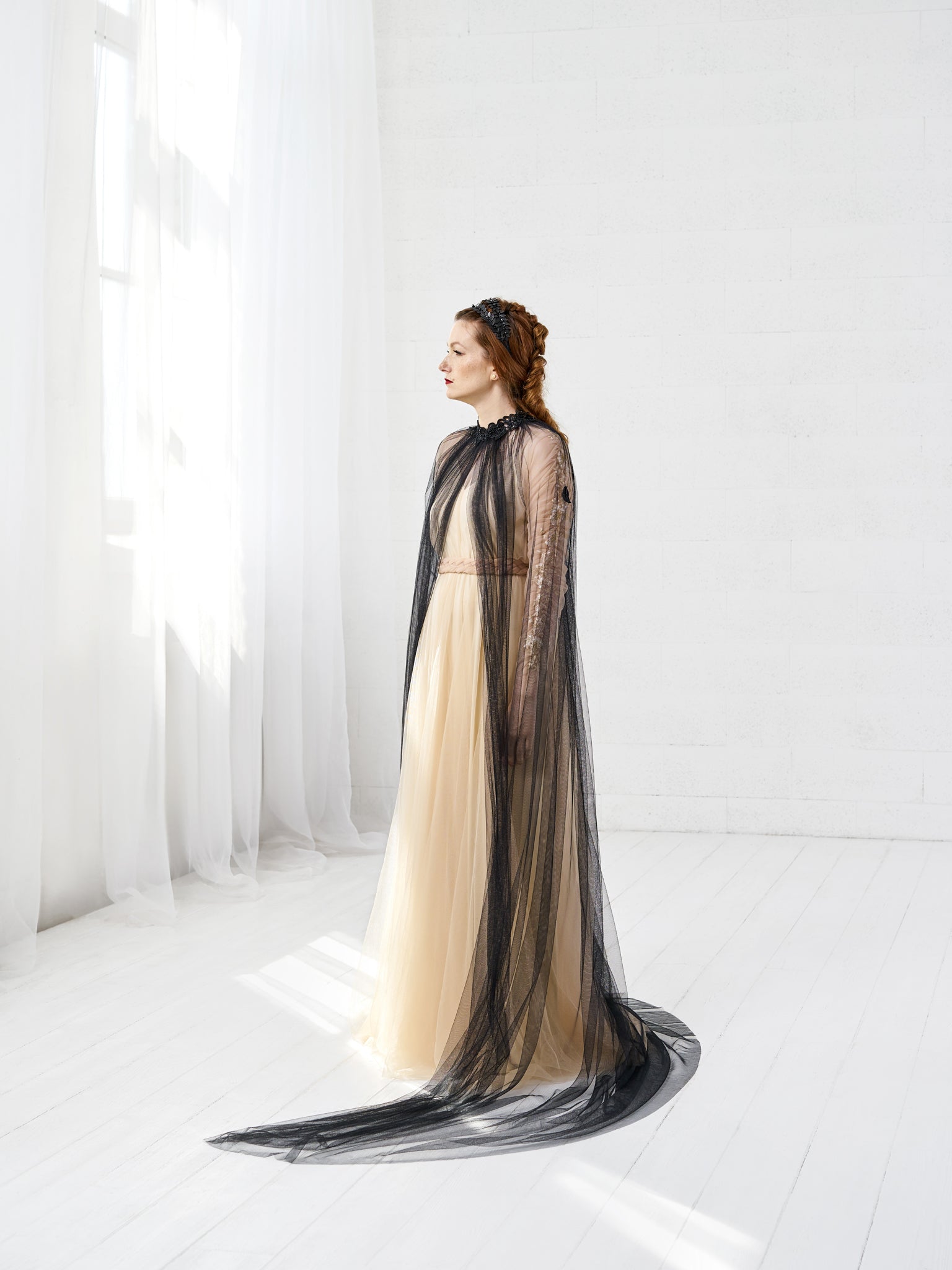 lace wedding cape