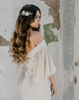 bridal hair vine with flowers