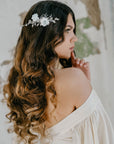 bridal hair vine with flowers