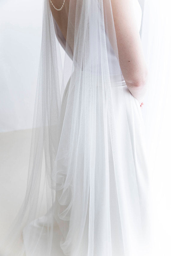 wedding cape with back necklace
