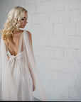 Dip dyed bridal cape - PHILA