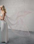Dip dyed bridal cape - PHILA