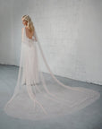 Dip dyed bridal cape - PHILA