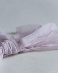 TATIANA bow in Swiss dot tulle