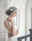 Birdcage veil - Wedding veil - Double birdcage veil - Double layer bandeau veil - White, ivory, nude, black