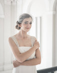 Birdcage veil - Wedding veil - Double birdcage veil - Double layer bandeau veil - White, ivory, nude, black