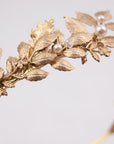 Gold leaf tiara