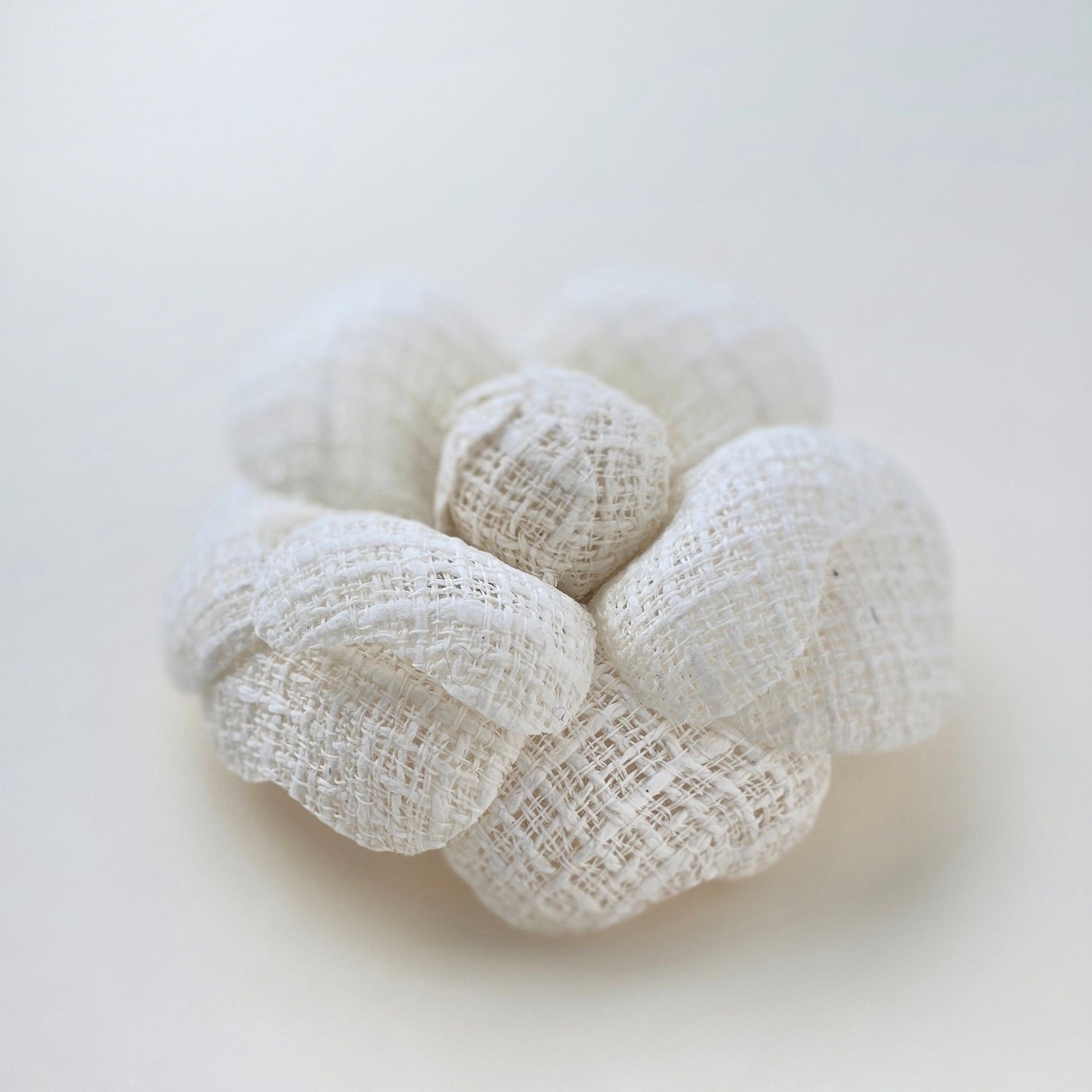  brooch pin on light background, elegant winter wedding accessory