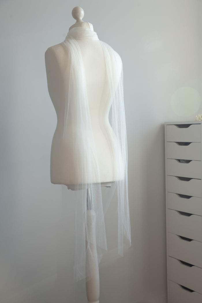 Bridal tulle scarf - ISI