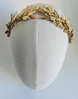 AEGLE Gold Laurel Leaf Bridal Crown - Greek Goddess Headpiece