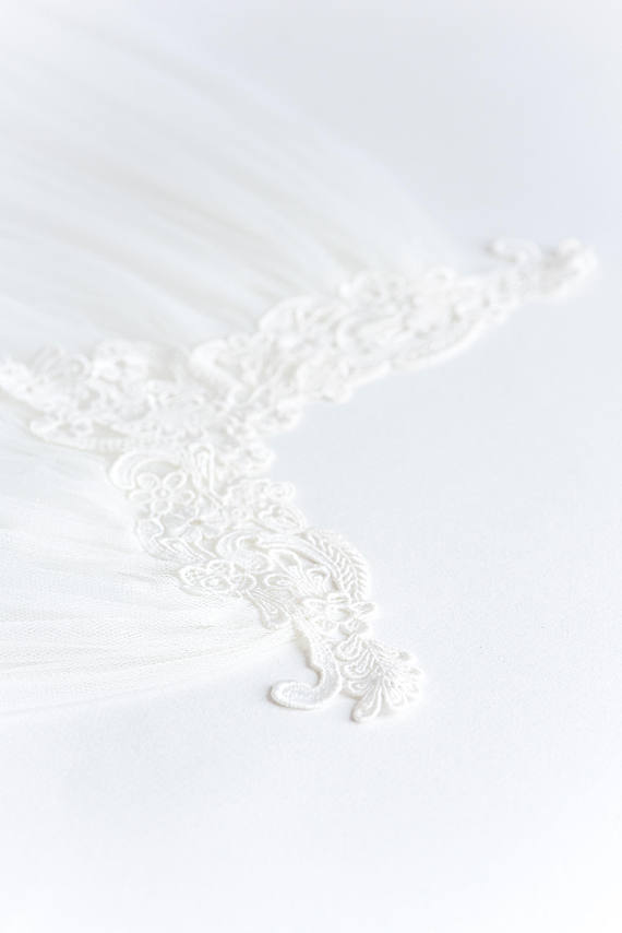 lace bridal cape veil