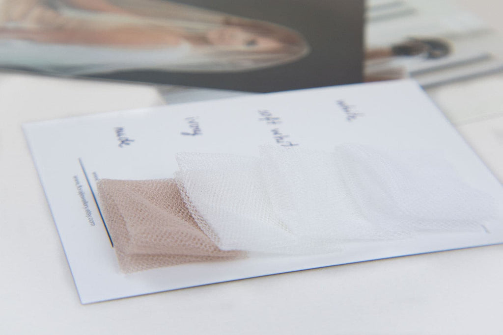 Veil fabric swatches - Fabric samples - Tulle swatches
